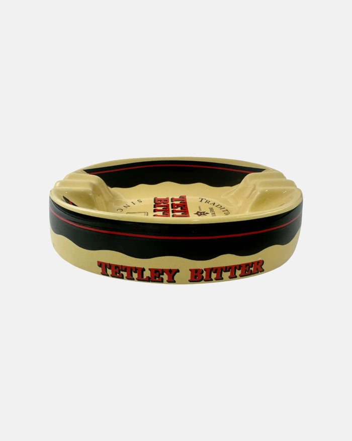 Vintage Tetley Bitter Since 1822 Ceramic Ashtray Catchall Dish