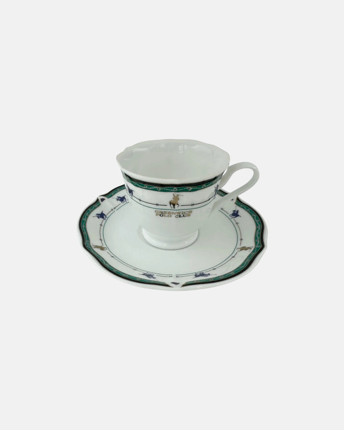 Vintage The Greenwich Polo Club Equestrian Cup & Saucer
