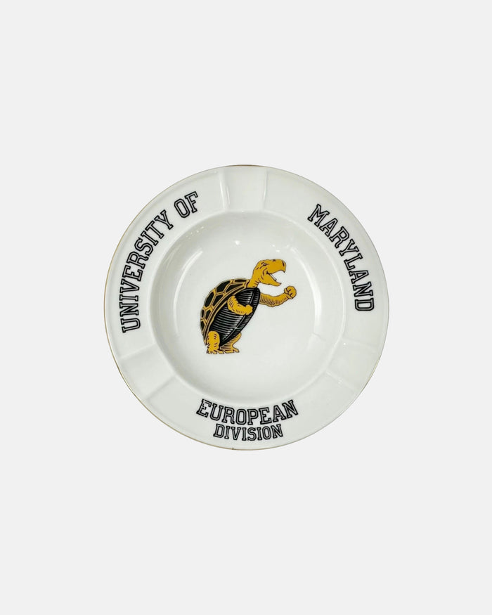 Vintage University of Maryland European Division Ceramic Ashtray