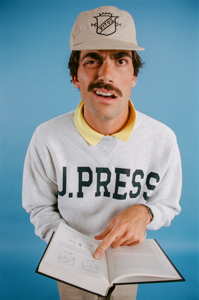 Vito's Beige Crest Cap