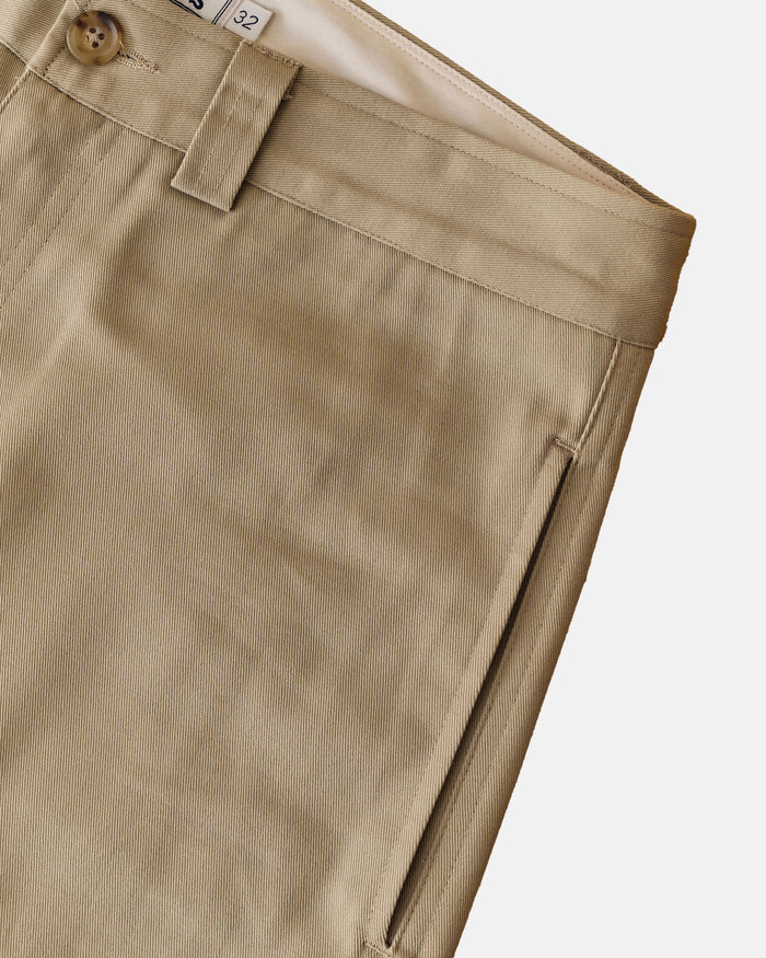 Vito's Khaki High n' Wide Pant