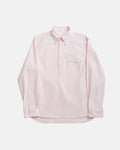 Vito's Pink & White Stripe Popover Oxford Shirt
