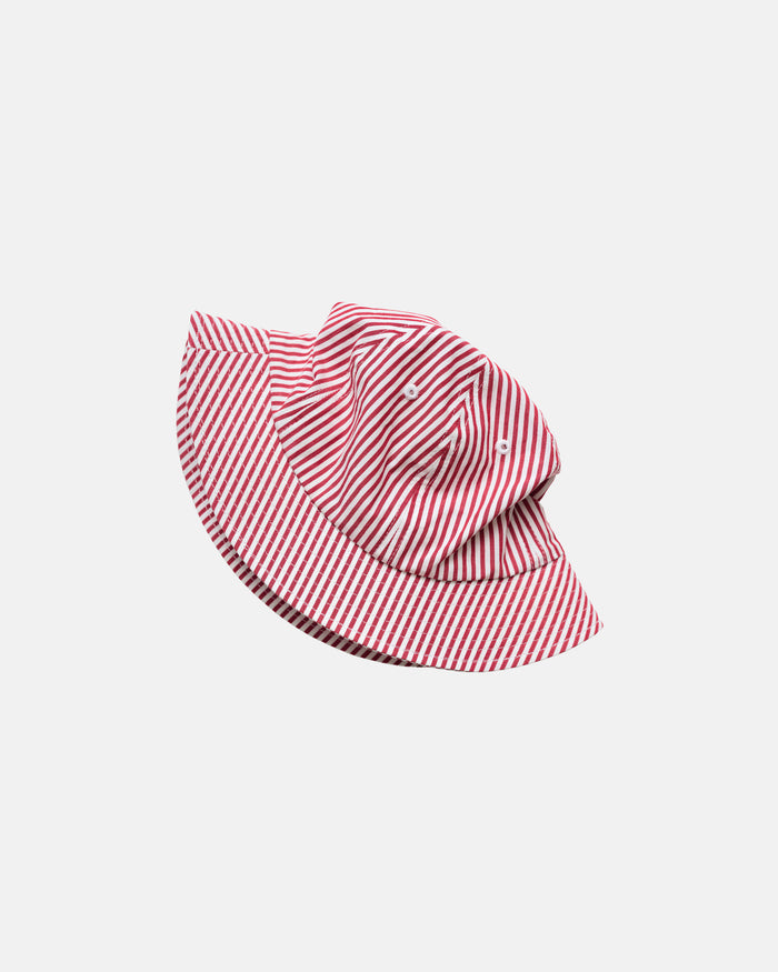 Vito's Red Striped Bucket Hat