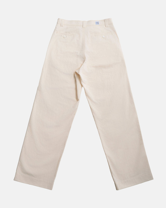 Vito's Stone Cotton/Linen High n' Wide Pant