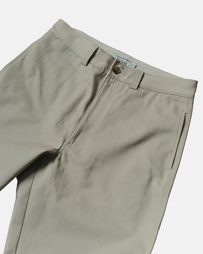 Vito's Stone Herringbone High n' Wide Pant