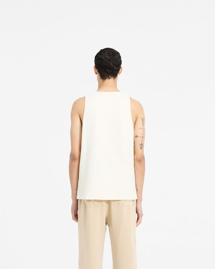 Waffle Vest - Antique White