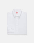 White Pique Button Down Shirt