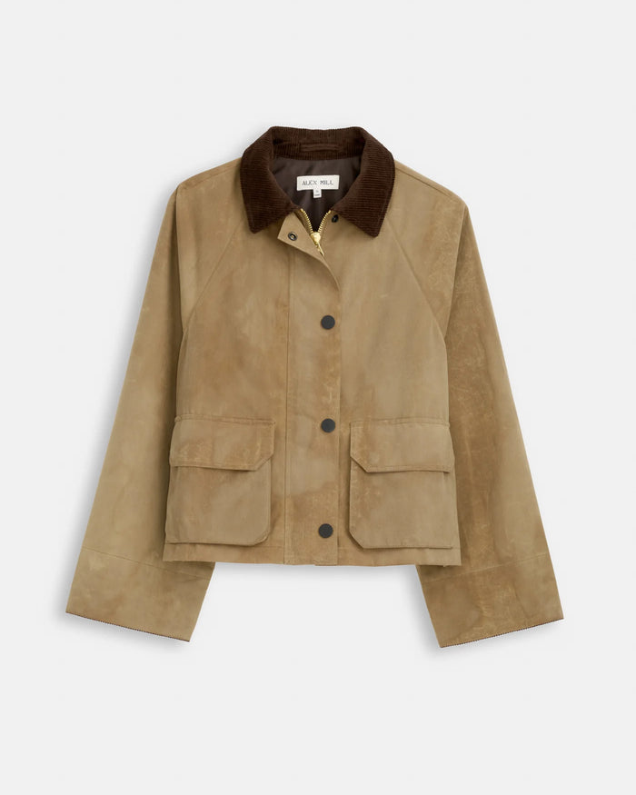 Women's Khaki Cropped Chiltern Jacket