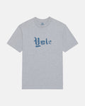 Yale Grey Gothic Spellout T-Shirt
