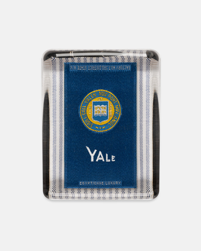 Yale University College Silk Paperweight
