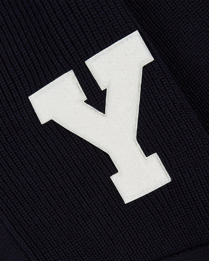Yale Varsity Cotton Cardigan Sweater