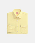 Yellow Bengal Stripe Semi-Spread Collar Custom Shirt