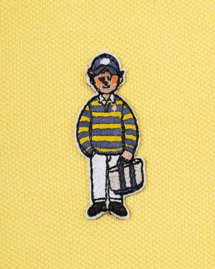 Yellow Ivy Guy Cotton Pique Polo