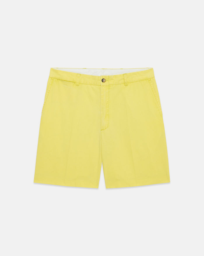 Yellow Washed Canvas Cape Cod Shorts